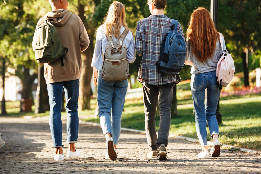 Stanford’s Class of 2025 Breaks Admissions Records, Stanford’s Class of 2025, Stanford University, Students, Students walking, Command Education