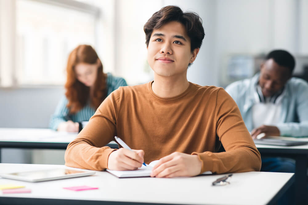 Student in a College Course