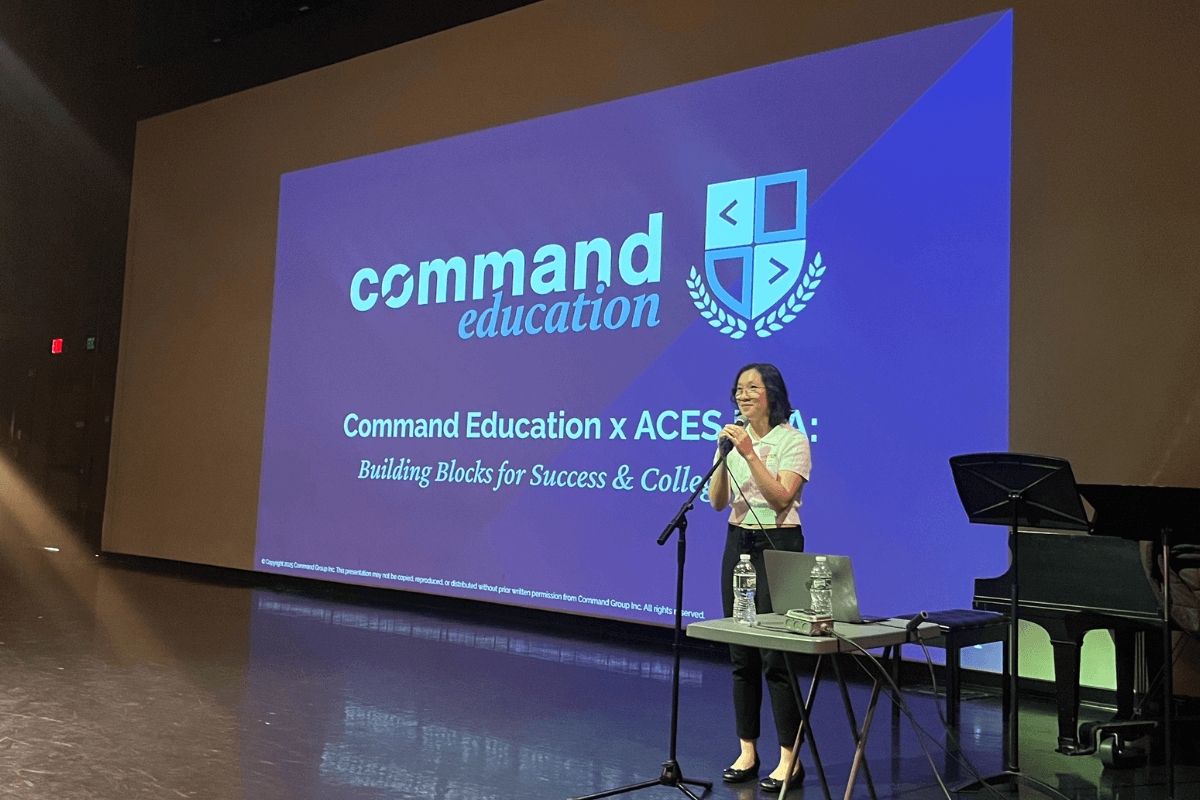 Command Education Senior Mentors Partner With ACES to Give Back